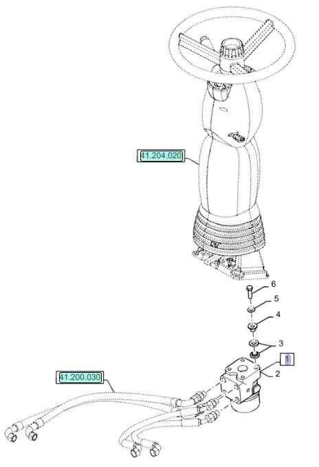 87641683 - клапан гидравлический